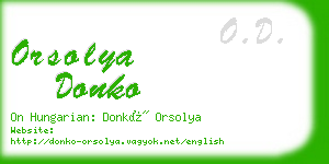 orsolya donko business card